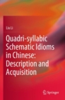 Quadri-syllabic Schematic Idioms in Chinese: Description and Acquisition - Book