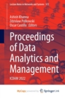 Proceedings of Data Analytics and Management : ICDAM 2022 - Book