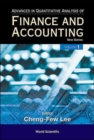 Advances In Quantitative Analysis Of Finance And Accounting - New Series - Book