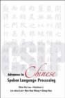 Advances In Chinese Spoken Language Processing - Book