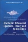 Stochastic Differential Equations: Theory And Applications - A Volume In Honor Of Professor Boris L Rozovskii - Book