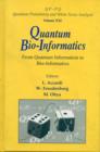Quantum Bio-informatics: From Quantum Information To Bio-informatics - Book