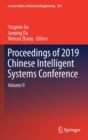 Proceedings of 2019 Chinese Intelligent Systems Conference : Volume II - Book