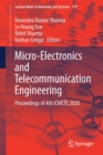Micro-Electronics and Telecommunication Engineering : Proceedings of 4th ICMETE 2020 - Book