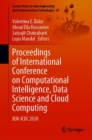 Proceedings of International Conference on Computational Intelligence, Data Science and Cloud Computing : IEM-ICDC 2020 - Book