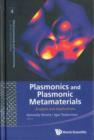 Plasmonics And Plasmonic Metamaterials: Analysis And Applications - Book