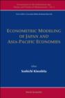 Econometric Modeling Of Japan And Asia-pacific Economies - Book