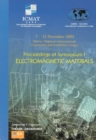 Electromagnetic Materials - Proceedings Of The Symposium F - eBook