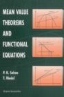 Mean Value Theorems And Functional Equations - eBook