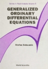 Generalized Ordinary Differential Equations - eBook