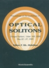 Optical Solitons - Proceedings Of The Workshop On Optical Solitons - eBook