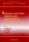 Nonlinear Functional Analysis And Applications To Differential Equations: Proceedings Of The Second School - eBook