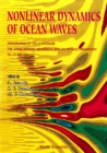 Nonlinear Dynamics Of Ocean Waves - Proceedings Of The Symposium - eBook