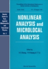 Nonlinear Analysis And Microlocal Analysis - Proceedings Of The International Conference At The Nankai Institute Of Mathematics - eBook
