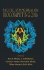 Biocomputing 2016 - Proceedings Of The Pacific Symposium - Book
