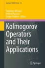 Kolmogorov Operators and Their Applications - Book