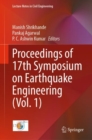 Proceedings of 17th Symposium on Earthquake Engineering (Vol. 1) - Book