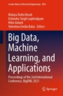 Big Data, Machine Learning, and Applications : Proceedings of the 2nd International Conference, BigDML 2021 - Book