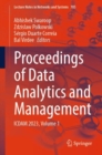 Proceedings of Data Analytics and Management : ICDAM 2023, Volume 1 - Book