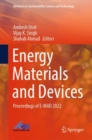 Energy Materials and Devices : Proceedings of E-MAD 2022 - Book