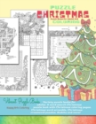 CHRISTMAS puzzle books for adults and coloring. Variety puzzle books for adults. A word search Christmas puzzle book with Christmas coloring pages, Christmas word scramble, Christmas crossword puzzles - Book