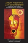 African Philosophy and Thought Systems : A Search for a Culture and Philosophy of Belonging - eBook