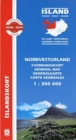 North West Iceland Map 1:300 000 - Book