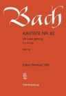 CANTATA BWV 82 ICH HABE GENUNG GENUG IT - Book