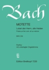 MOTET BWV 230 LOBET DEN HERRN ALLE HEIDE - Book