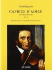 CAPRICE DADIEU - Book