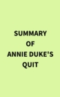 Summary of Annie Duke's Quit - eBook