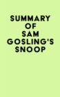 Summary of Sam Gosling's Snoop - eBook