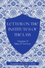 Letter on the Institutes of the Law - eBook
