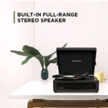 Voyager Portable Turntable Record Player Deck(Black) - Now With Bluetooth Out