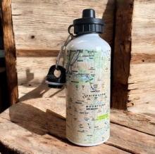 OS Map 600ml Metal Water Bottle - Cairngorms National Park