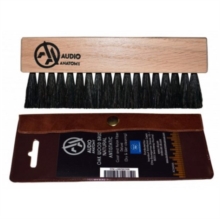 Oak Wood Brush Natural With Antistatic Goat And Nylon Fiber - Deluxe (Dry & Wet Cleaning)