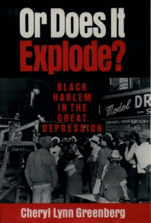 "Or Does It Explode?" : Black Harlem in the Great Depression