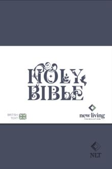 NLT Holy Bible, Navy Blue Flexiback, Leather-Feel, Debossed Detailing, British Text, NLT New Living Translation, Flexiback, Standard size