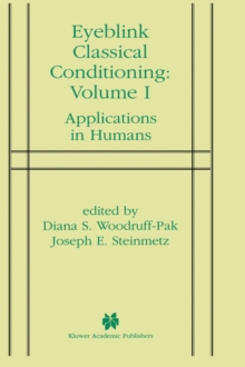 Eyeblink Classical Conditioning Volume 1 : Applications in Humans