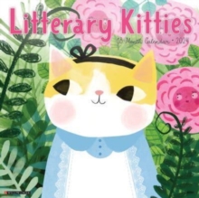 Litterary Kitties 2024 12 X 12 Wall Calendar-image-9781549236839