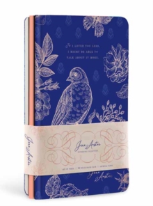 Jane Austen Sewn Notebook Collection : Set of 3