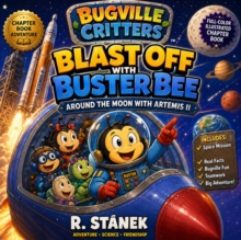 Blast Off With Buster Bee Around the Moon with Artemis II (A Bugville Critters Story) : A Chapter Book About Curiosity, Teamwork, and a Real Journey Around the Moon
