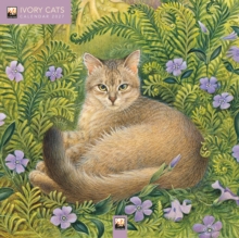 Ivory Cats by Lesley Anne Ivory Mini Wall Calendar 2027 (Art Calendar)-image-9781806941384