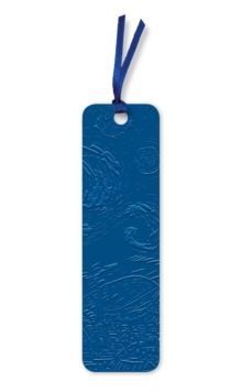 Vincent van Gogh: The Starry Night Artisan Art Vegan Leather Bookmarks (pack of 10)