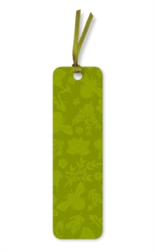 Jade Mosinski: Garden Bees Artisan Art Vegan Leather Bookmarks (pack of 10)