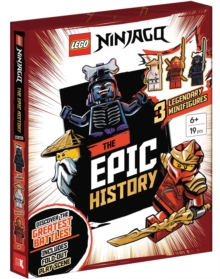 LEGO NINJAGO: The Epic History (with Kai, Lord Garmadon and Master Wu minifigures and fold-out play scene)