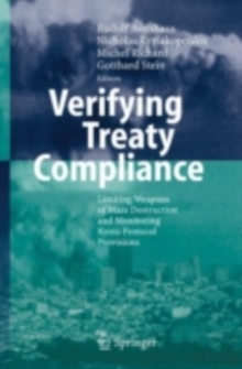 Verifying Treaty Compliance : Limiting Weapons of Mass Destruction and Monitoring Kyoto Protocol Provisions