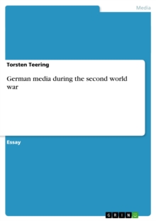 German media during the second world war
