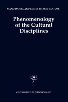 Phenomenology of the Cultural Disciplines
