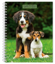 I Love Puppies 2027 6 X 7.75 Inch Spiral-Bound Wire-O Weekly Engagement Planner Calendar New Full-Color Image Every Week